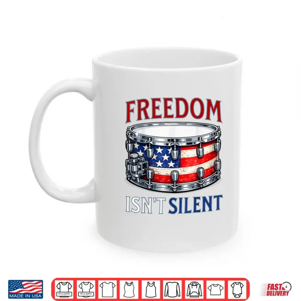 Mug Patriotic Drummer Snare Drum Retro Vintage American Design Shirt