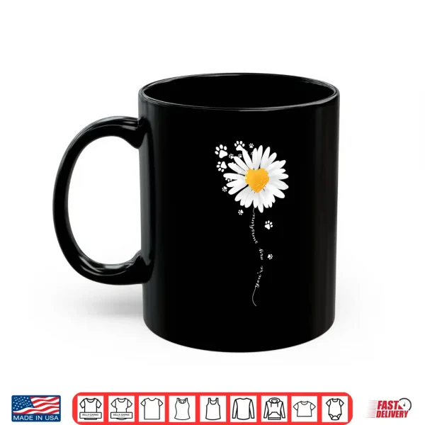 Mug Paw Full Of Daisies Paw Dog Lover Shirt