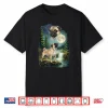Pug Moonlit Night Art Pug Dog Howling At The Moon Shirt