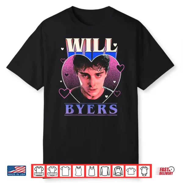 Stranger Things Valentine’S Day Will Byers Will You Be Mine Shirt