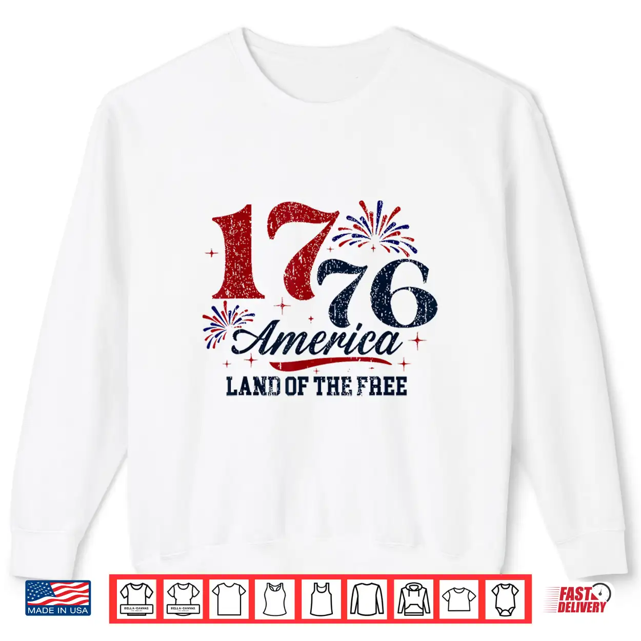 1776 America Land Of The Free Shirt 1776 America Land Of The Free Shirt