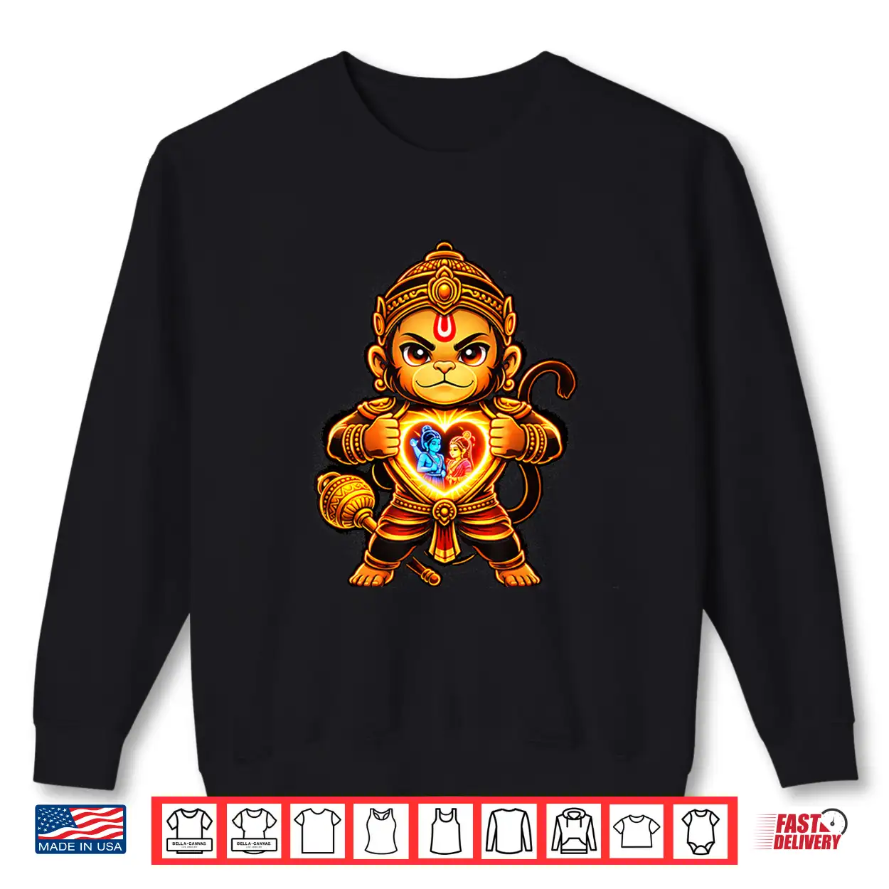 Hanumanji Hanuman Hindu Monkey God Lover Devotee Shirt Hanumanji Hanuman Hindu Monkey God Lover Devotee Shirt