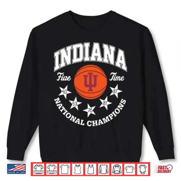 Sweatshirt Indiana Hoosiers National Champions 2025 Shirt