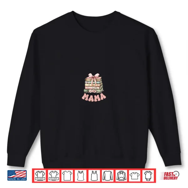 Sweatshirt Mama Book First Chapter Birthday Family Matching Party Shirt