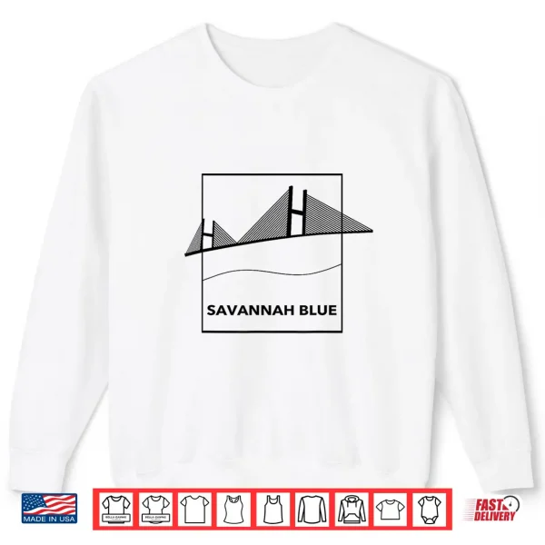 Sweatshirt Savannah Blue Design Shirt