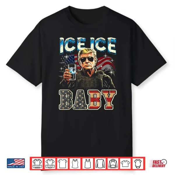 Vintage Ice Baby Funny Trump Shirt