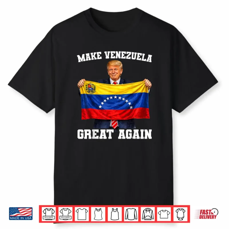 American Venezuela Flag Support Venezuelan Freedom Equality Shirt