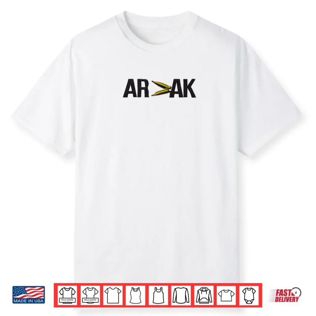 AR Greater Than AK Shirt