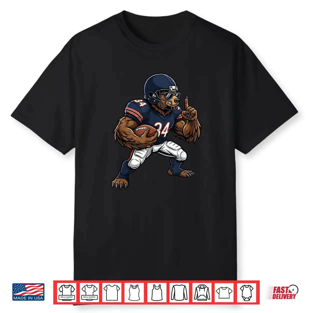 Bear Game Day For Men Women And Kids Shirt