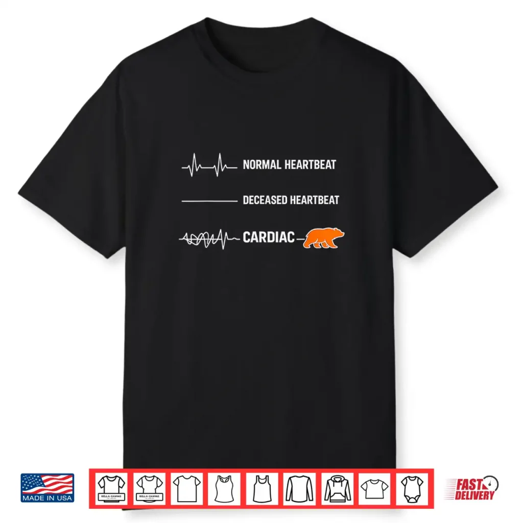 Bear Heart Rate Cardiac Arrest Cardiology Normal Heartbeat Shirt