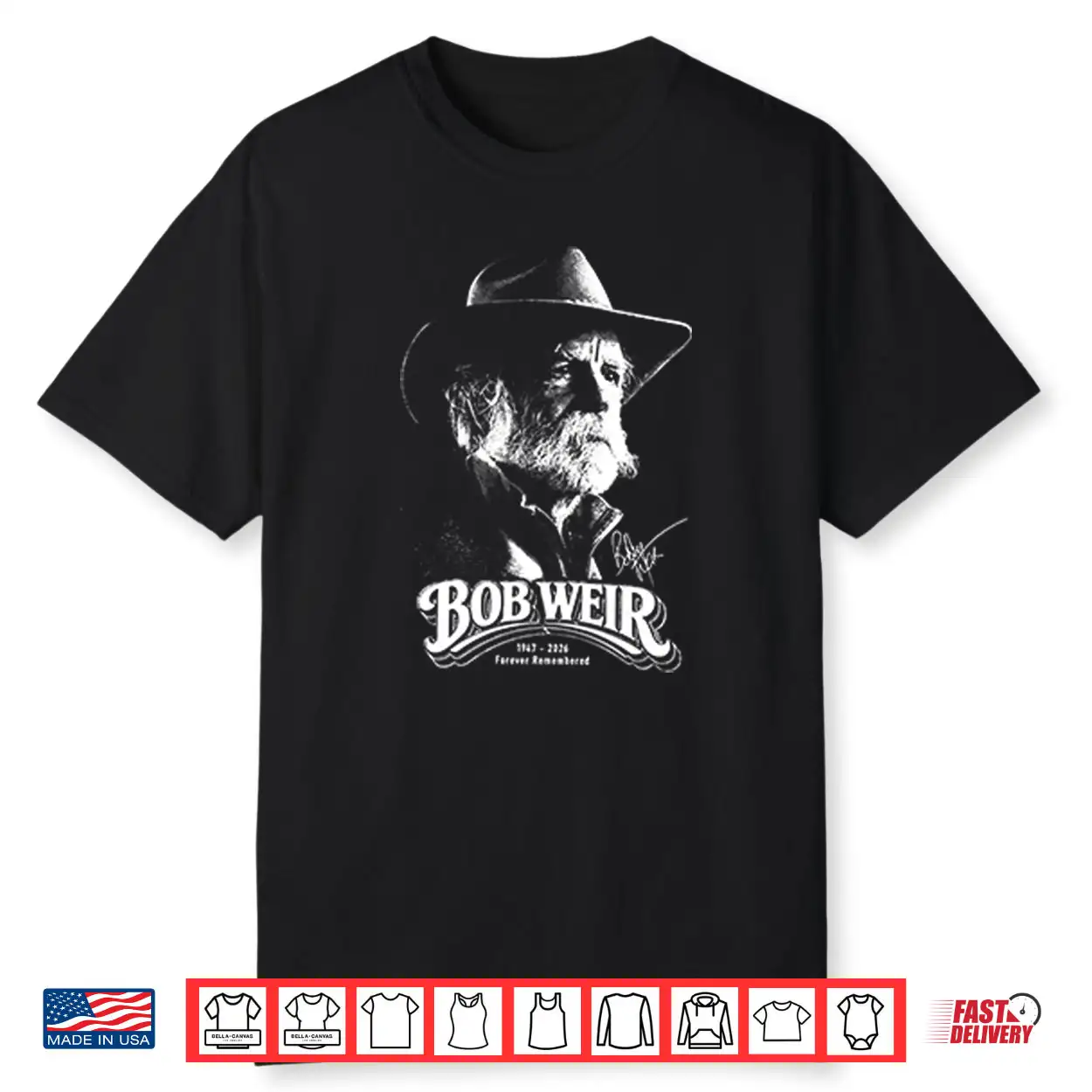 Bob Weir 1947 2026 Shirt