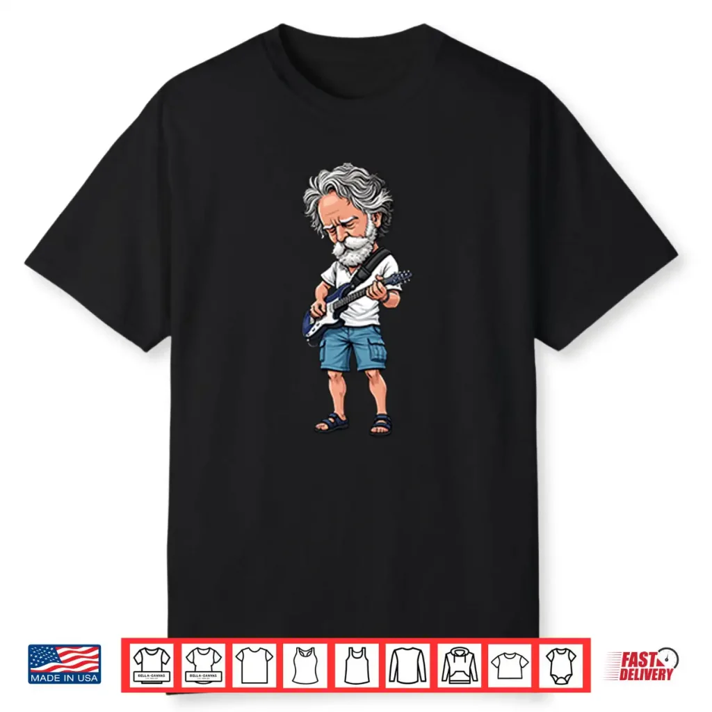 Bob Weir Guitar Illustration Shirt 1 Bob Weir Guitar Illustration Shirt