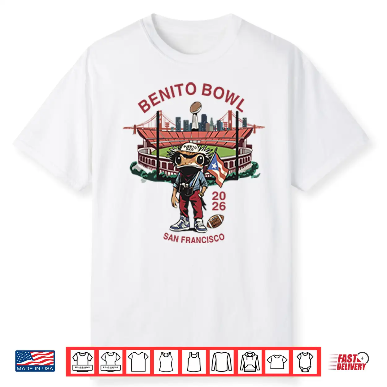 Bunny Football Benito Bowl Shirt