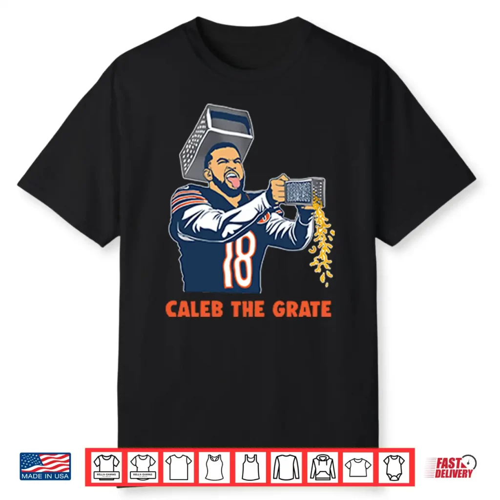 Chicago Football Caleb Cheese Grater Caleb The Grate Shirt