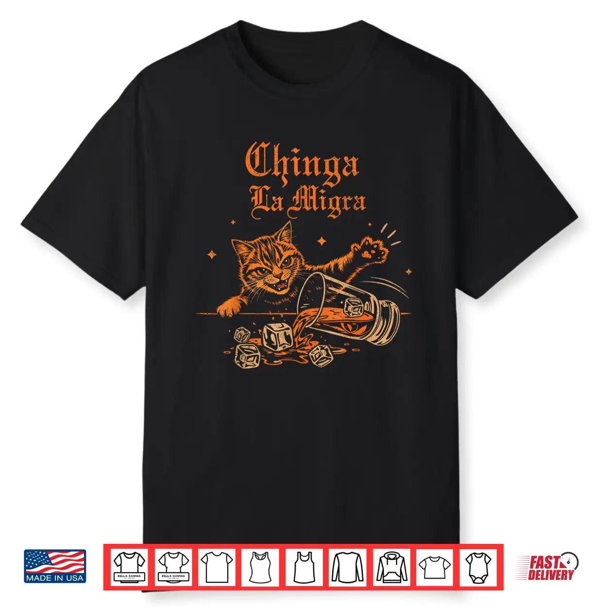 Chinga La Migra Cat Shirt