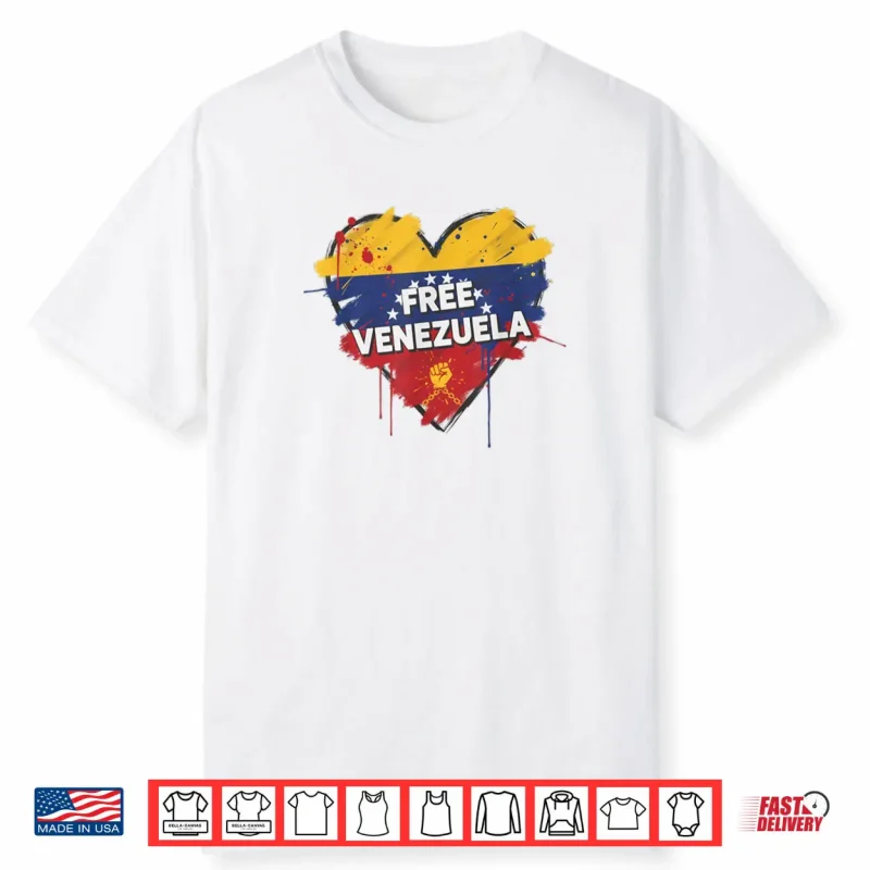 Free Venezuela Flag Patriotic Funny Venezuela Libre Freedom Shirt