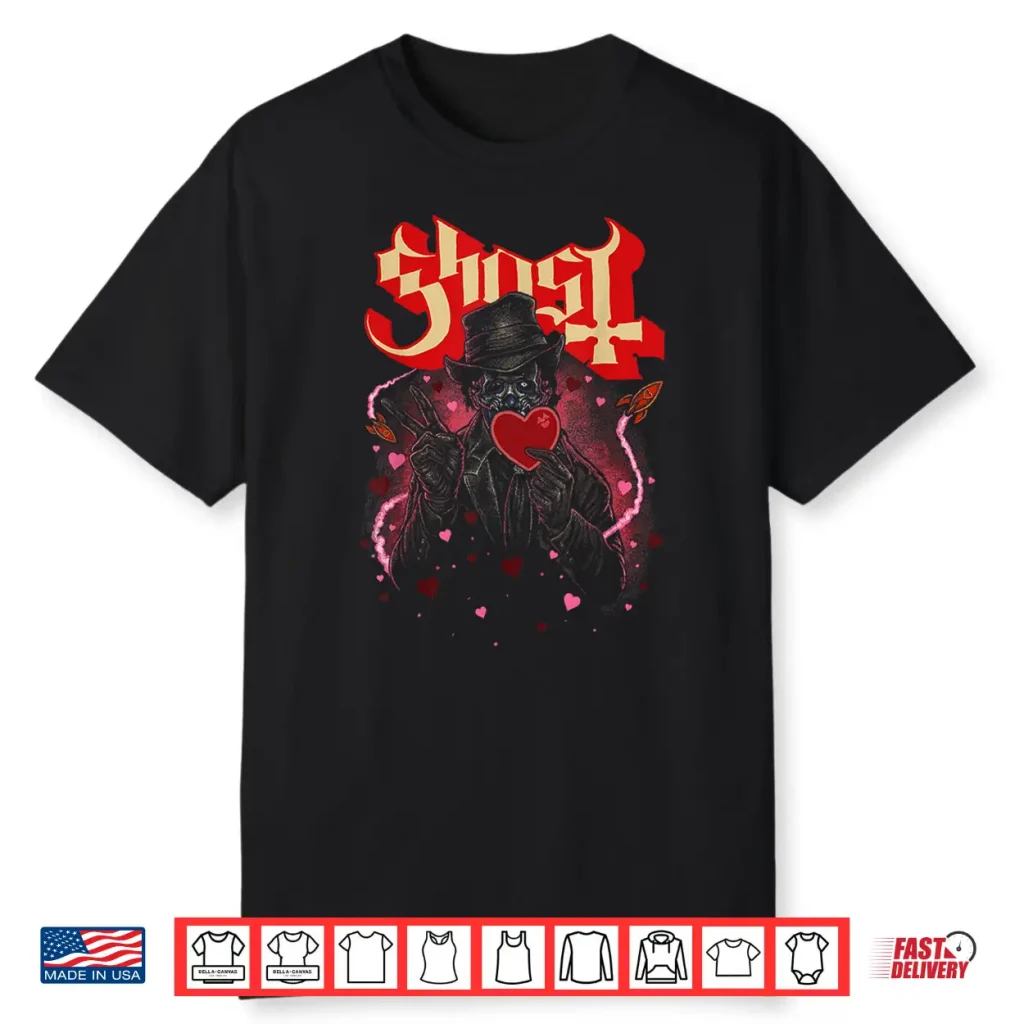Ghost Valentine’S With Rockets Shirt