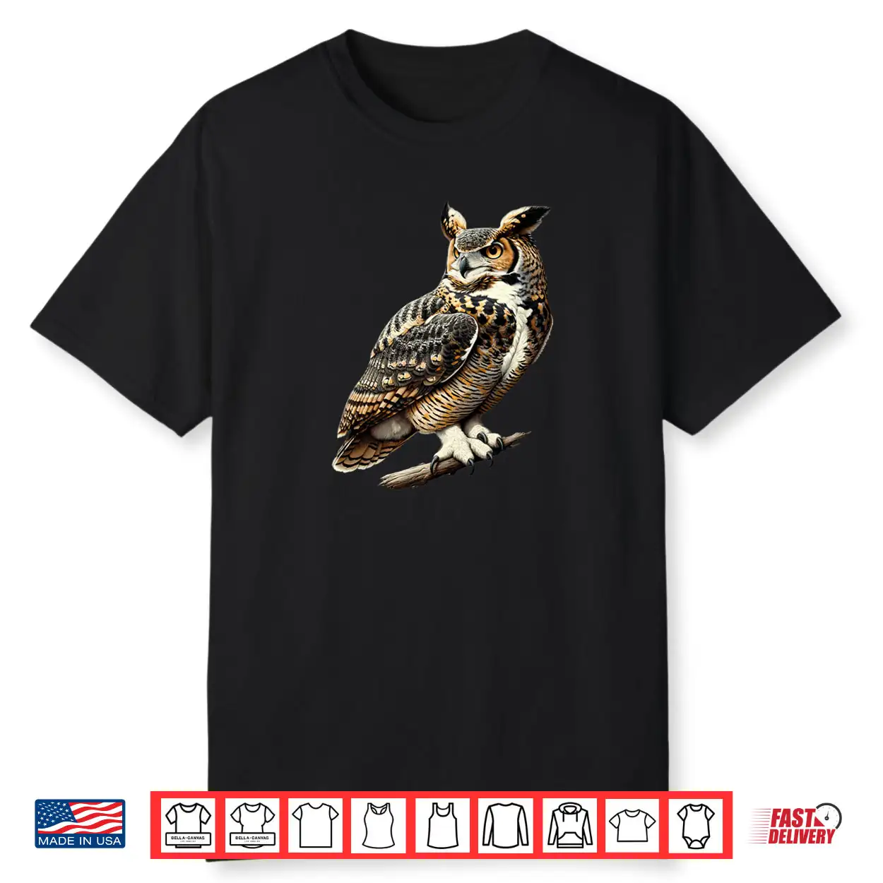 Great Horned Owl Shirt