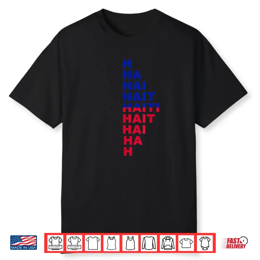 Haiti Patriotic Vertical Letter Design Mayo Shirt 1 Haiti Patriotic Vertical Letter Design Mayo Shirt