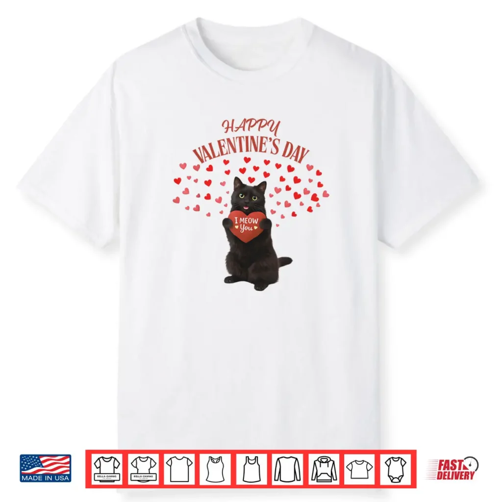 Happy Valentine’s Day Cat Shirt
