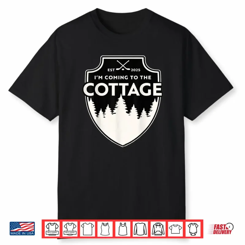 I’m Coming to The Cottage Vintage Cabin & Lake Life Hookey Shirt