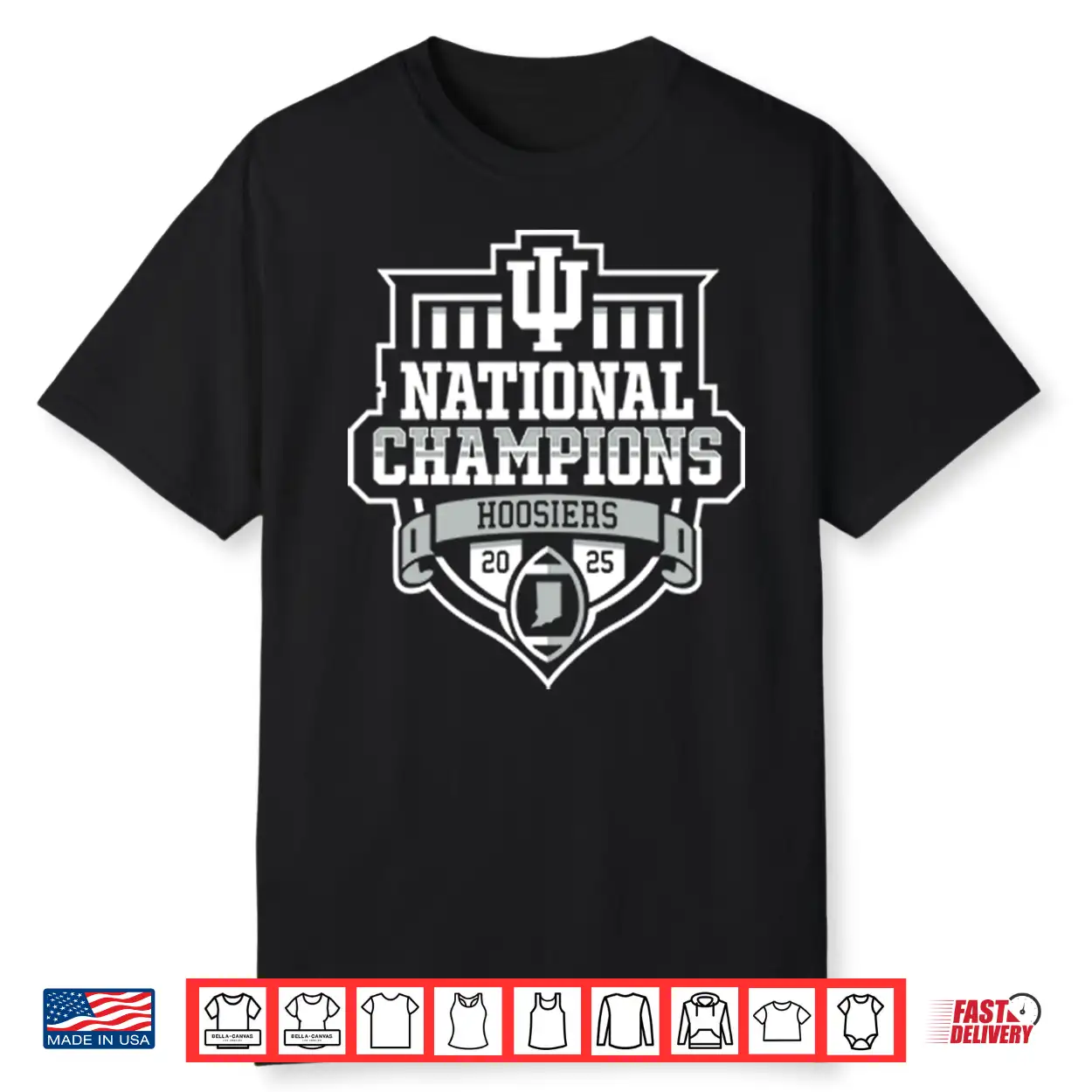 Indiana Hoosiers 2025 Football National Champions Shirt