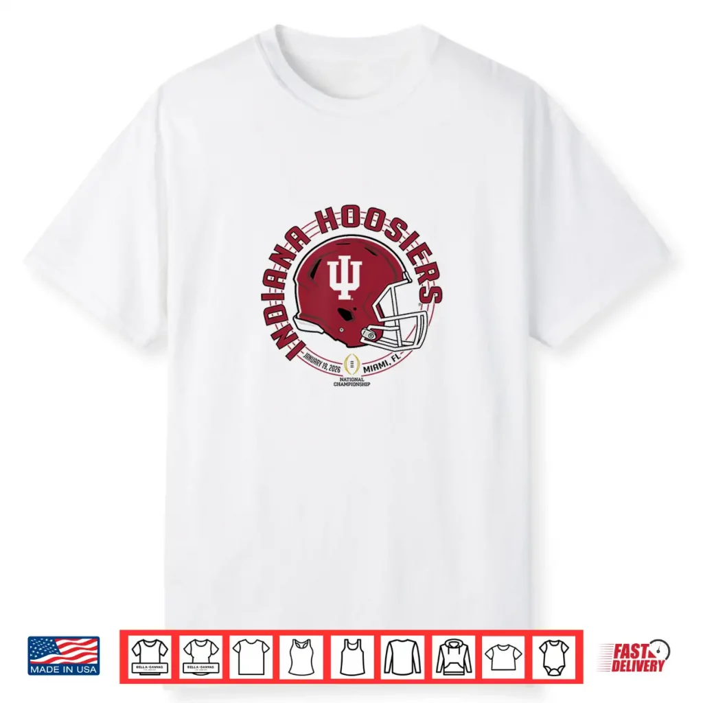 Indiana Hoosiers Cfp National Championship 2026 Blitz White Shirt
