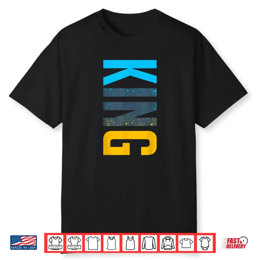 King Vertical Streetwear Matching Gamma Blue Shirt 1 King Vertical Streetwear Matching Gamma Blue Shirt