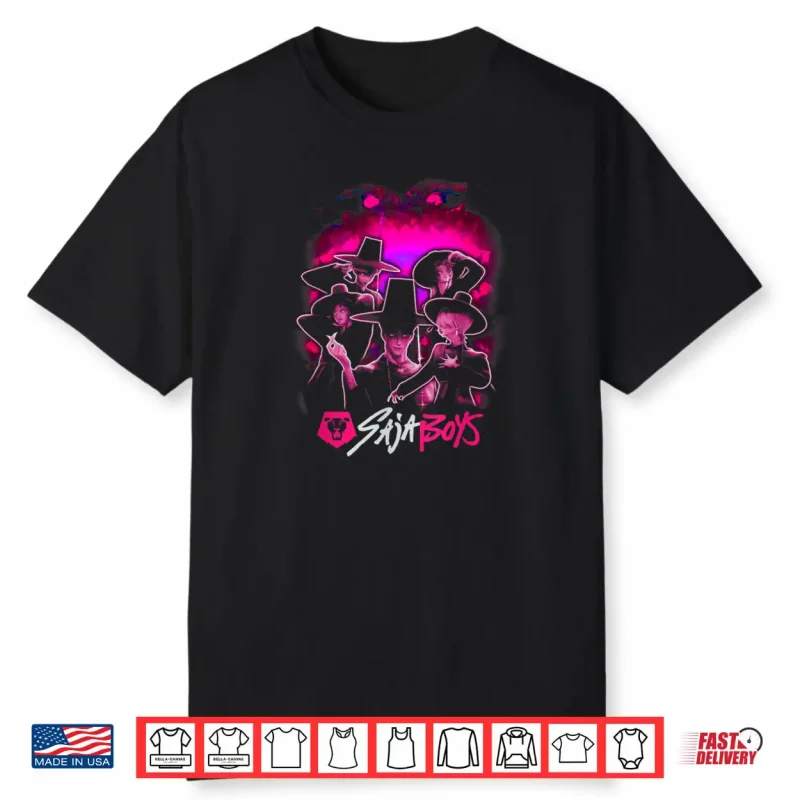 Kpop Demon Hunters Saja Boys Demon Form Group Shot Shirt