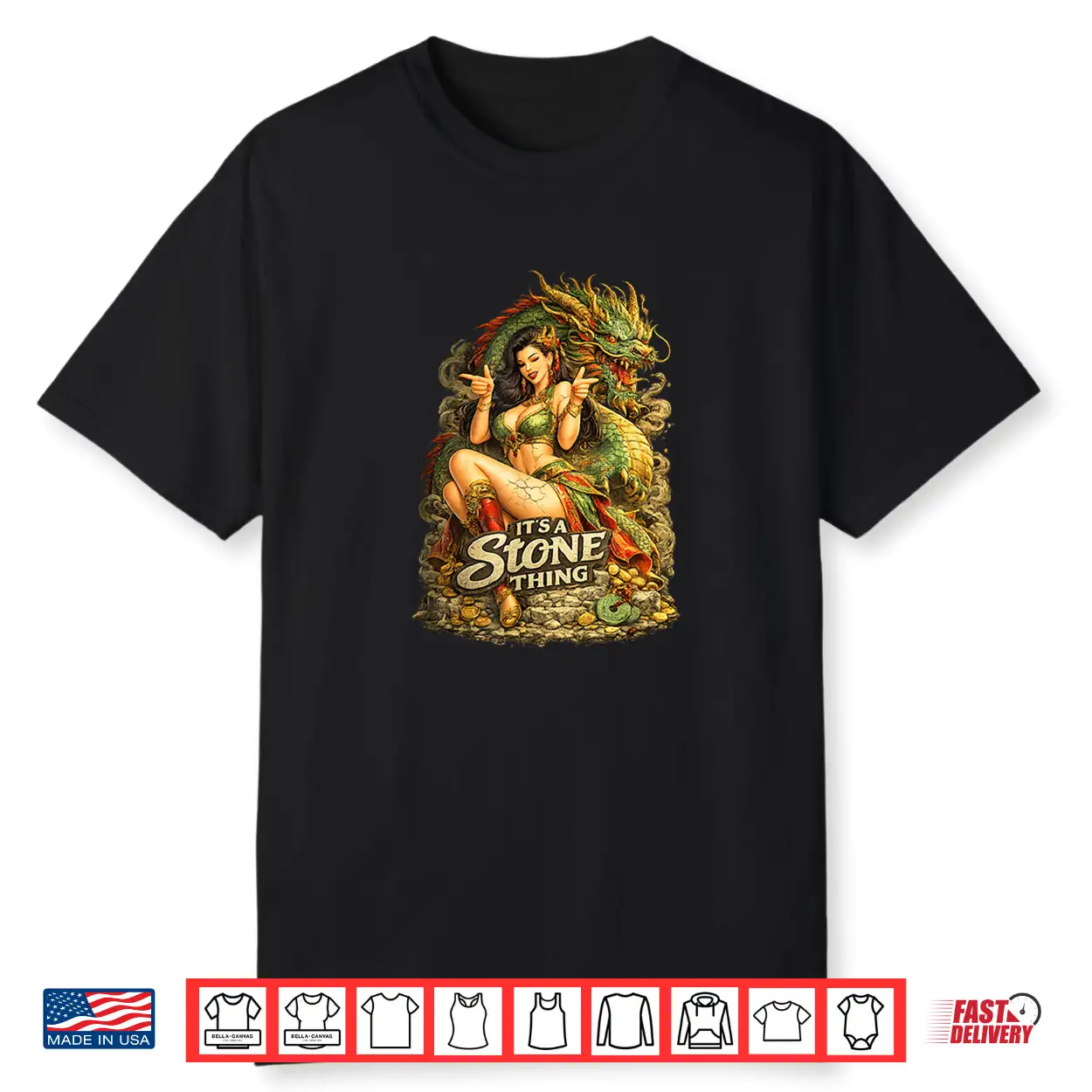 Luci Dragon Lady Pinup Shirt