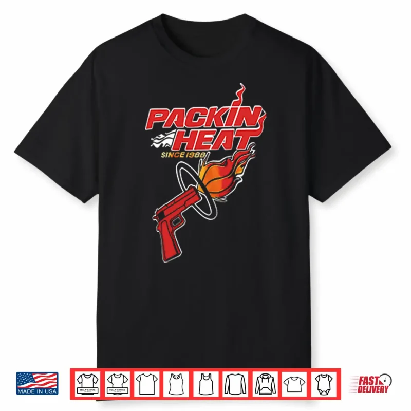 Miami Heat Packin Heat Since 1988 Shirt