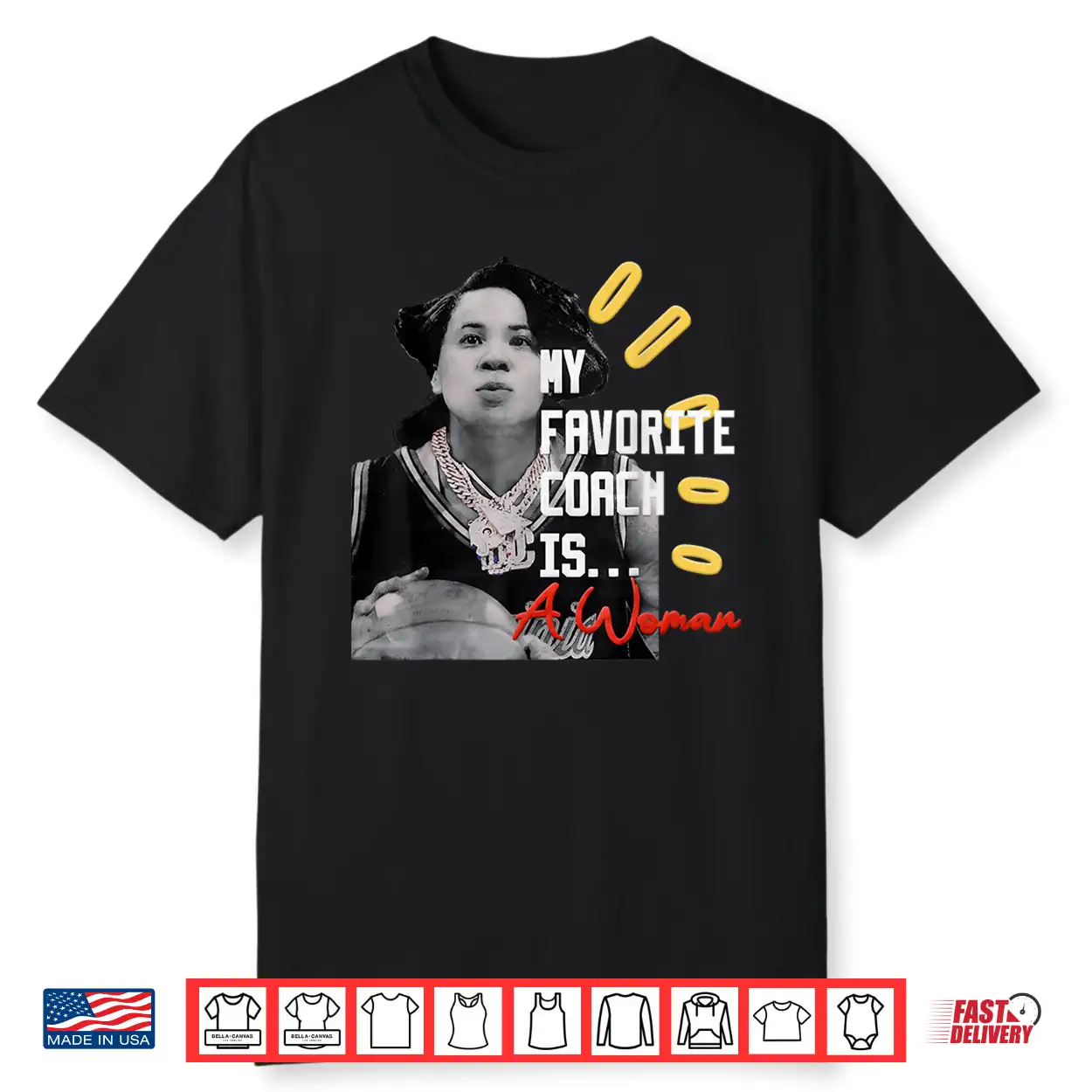 Official Dawn Staley My Favorite Coach Is A Woman Apparel Shirt