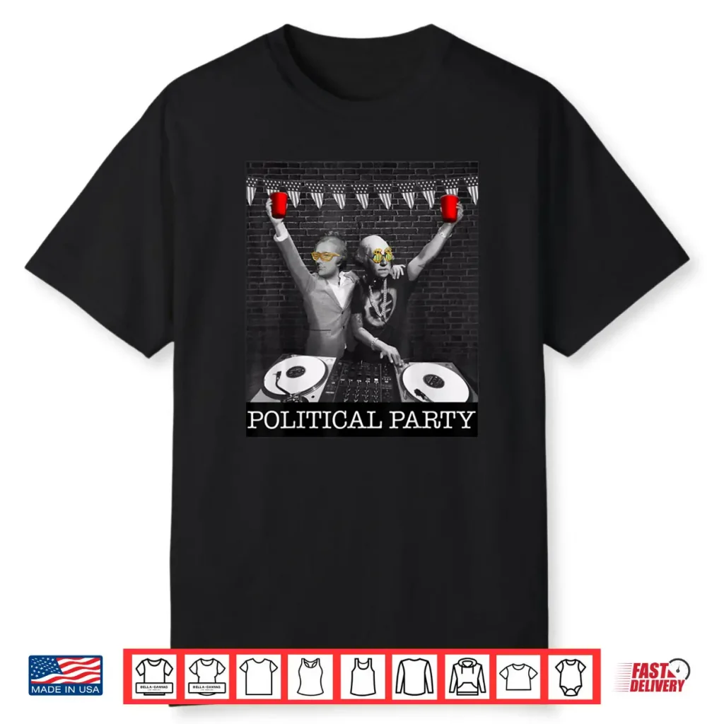 Political Party Presidents Washington & Hamilton Drinking Shirt 1 Political Party Presidents Washington & Hamilton Drinking Shirt