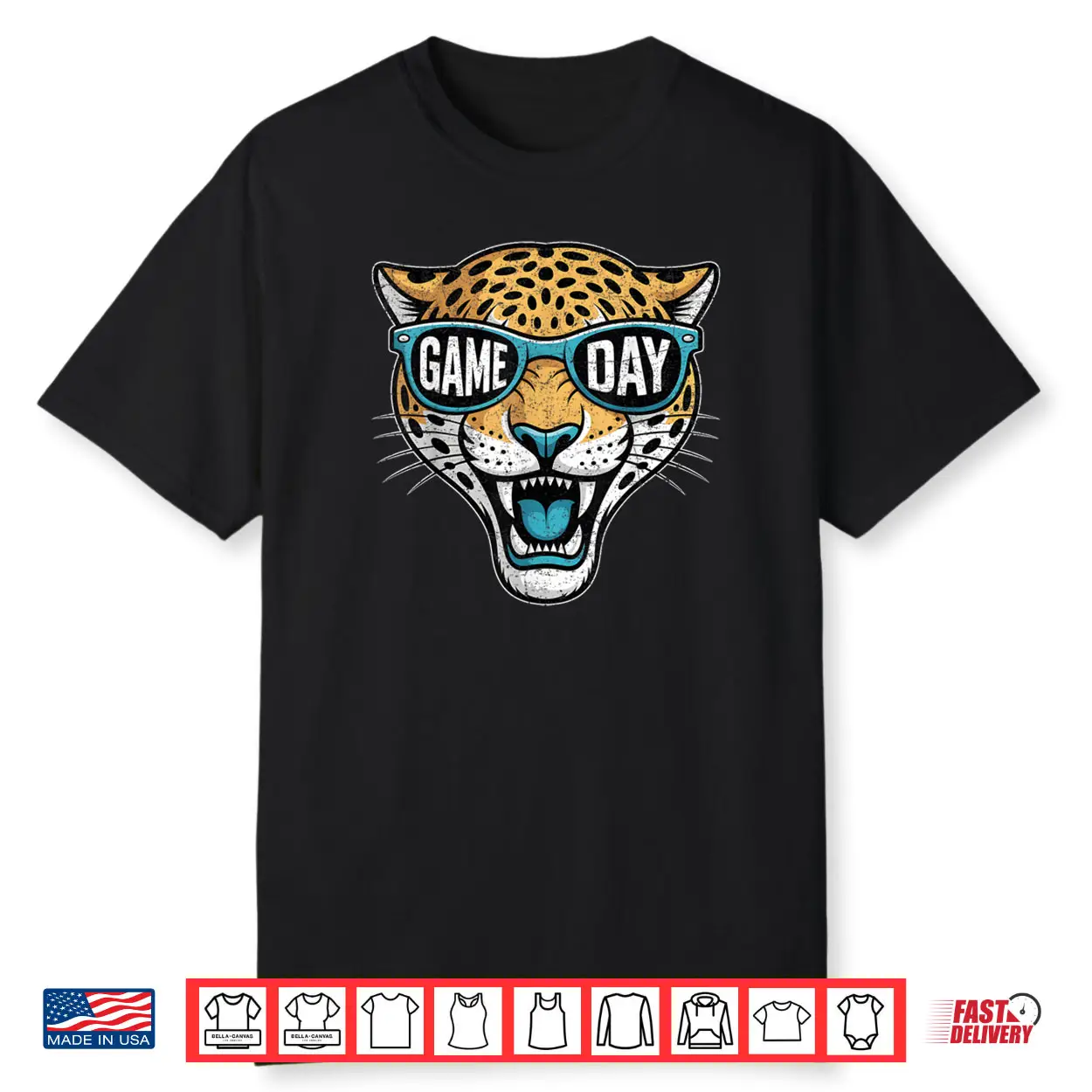 Retro Game Day Jaguar Shirt