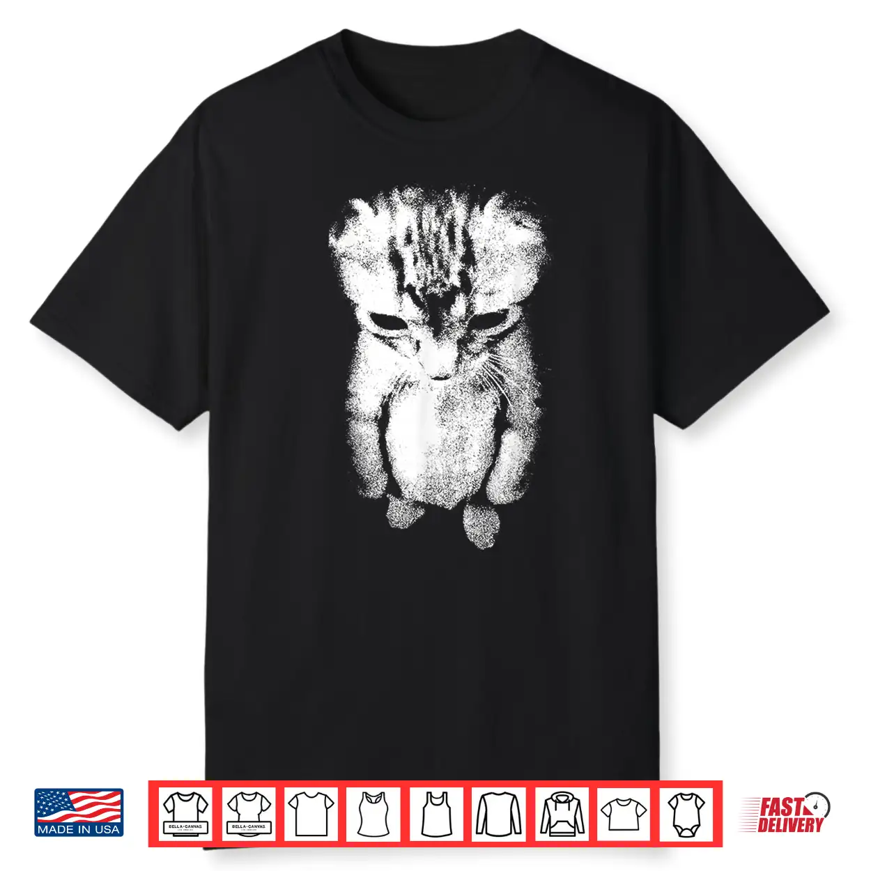 Sad Kitten Meme Standing Cat Shirt