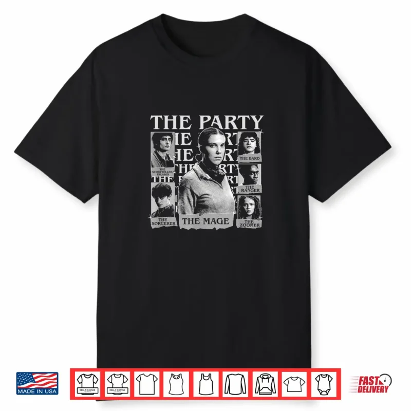 Stranger Things The Party Officially Licensed Shirt
