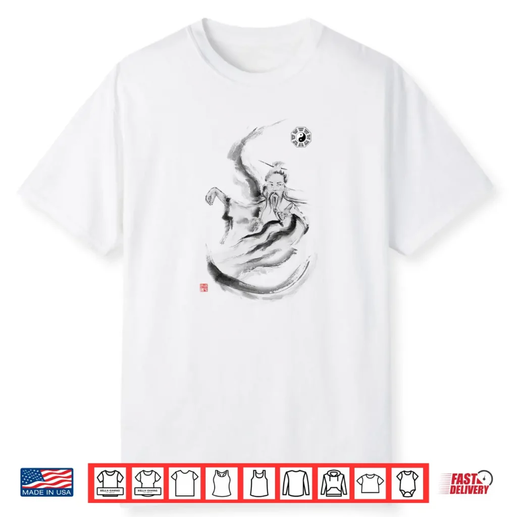 Tai Chi Master and Taoist Bagua Trigrams Symbol Martial Arts Shirt 1 Tai Chi Master and Taoist Bagua Trigrams Symbol Martial Arts Shirt