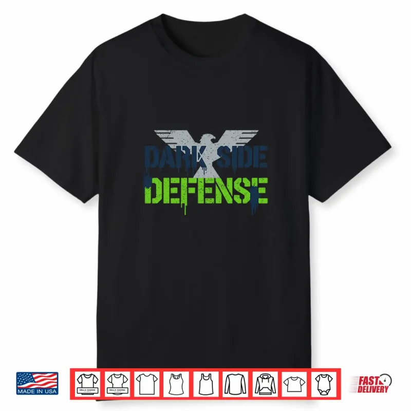 The Dark Side Defense Football Design Shirt