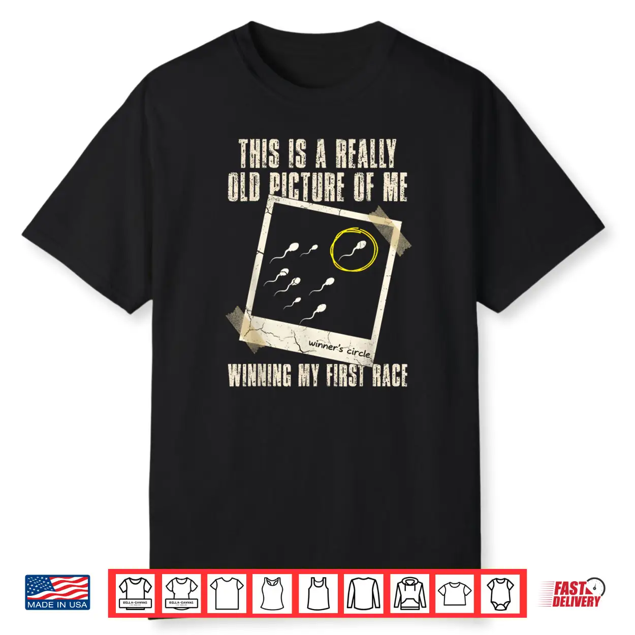 This is A Really Old Picture of Me Winning My First Race Shirt