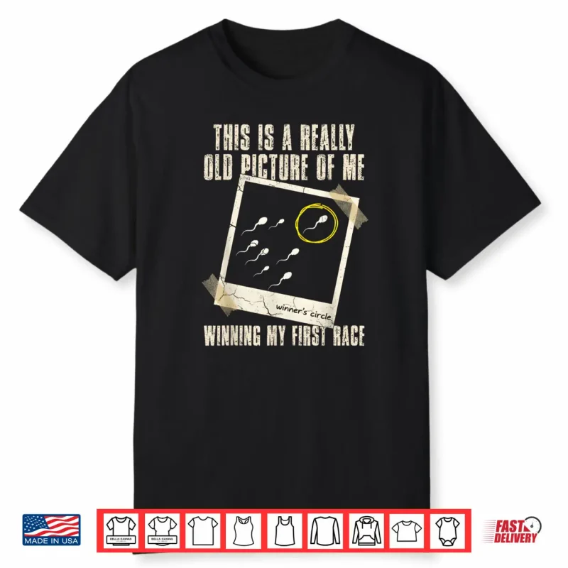 This is A Really Old Picture of Me Winning My First Race Shirt