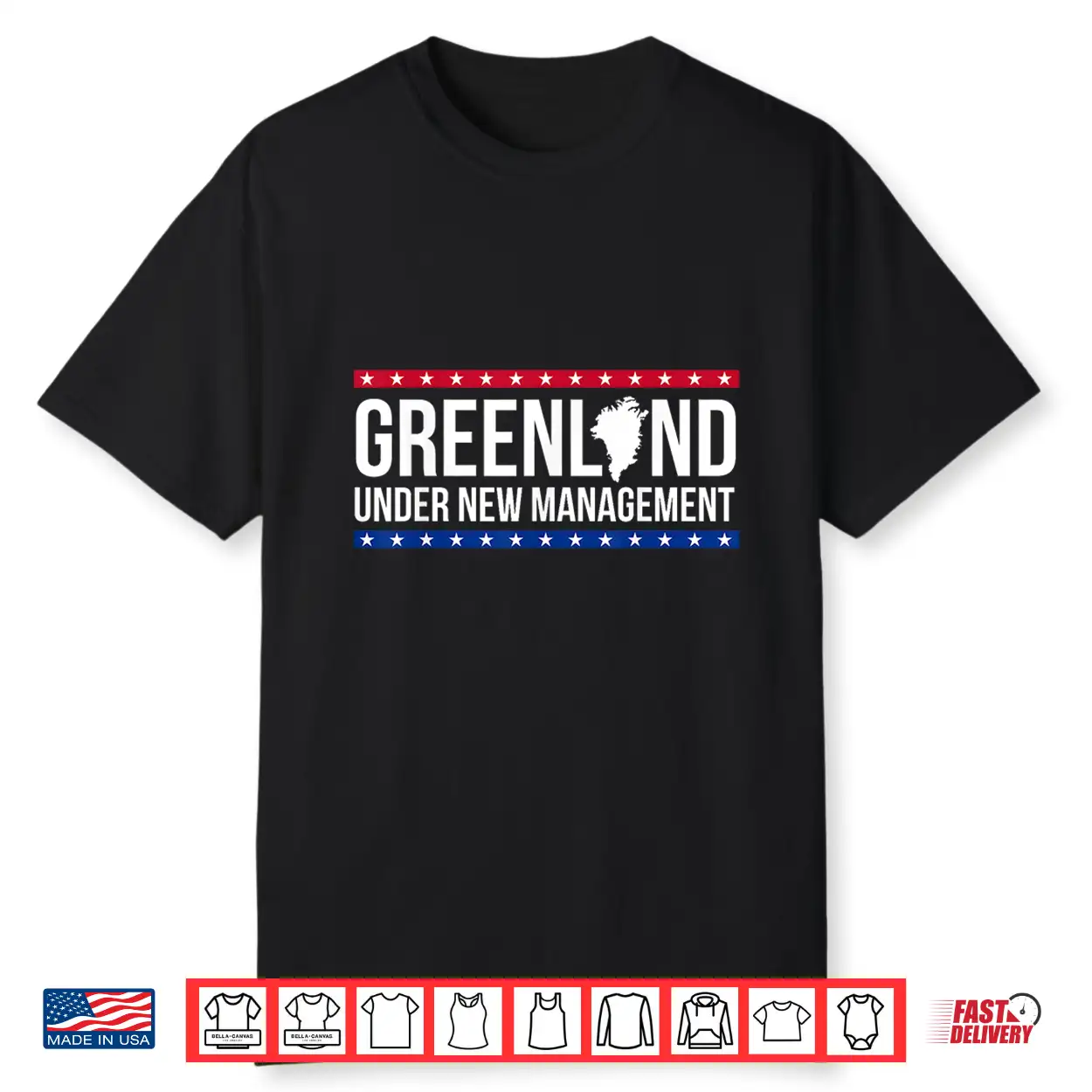 Under New Management Greenland Usa Graphic Men Women Shirt