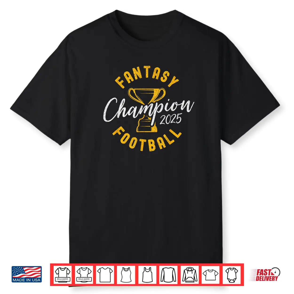 Varsity Trophy 2025 Winner Fantasy Football Champion Shirt