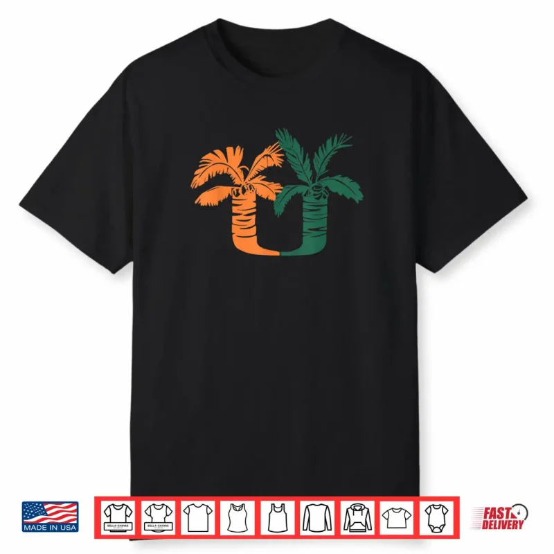 Vintage Classic 90’s Miami Palm Trees UM Shirt