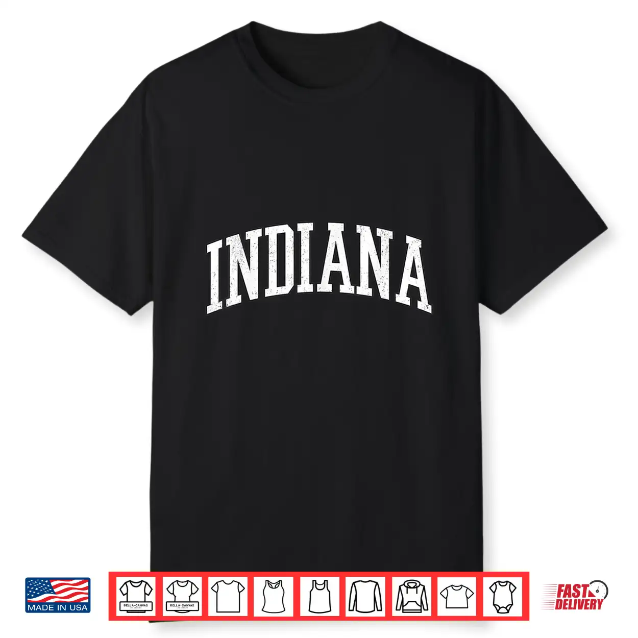 Vintage Indiana Vintage Design Men Women Kids Shirt