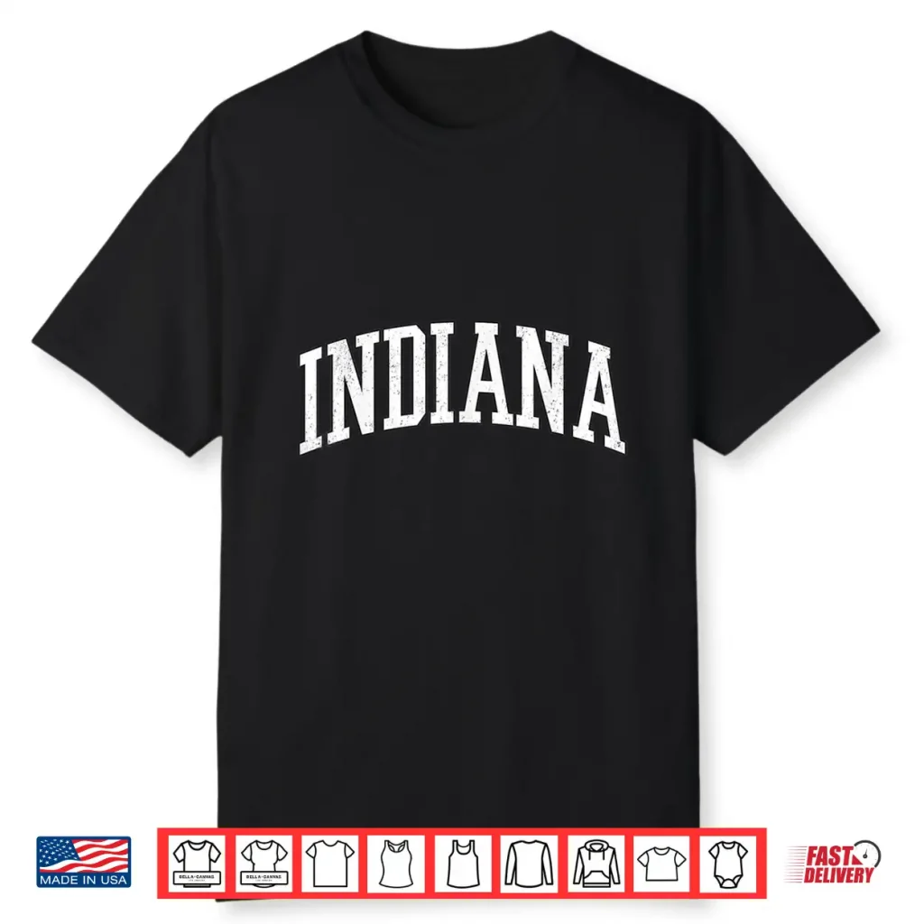 Vintage Indiana Vintage Design Men Women Kids Shirt