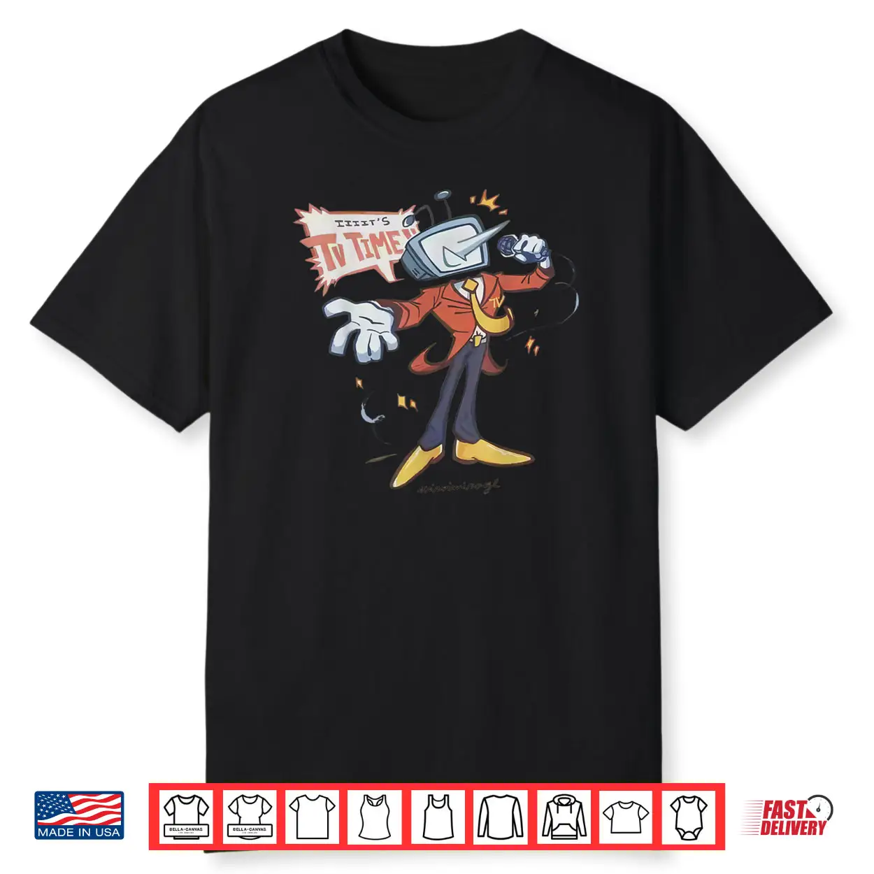 Vintage It’s TV Time Mr Tenna Shirt