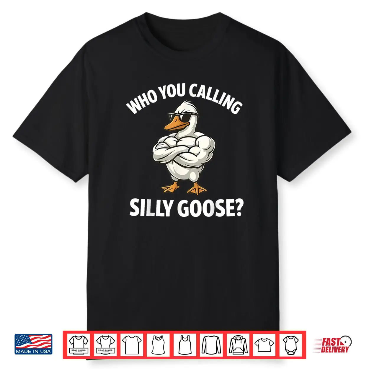 Who You Calling Silly Goose Funny Gym Meme Shirt