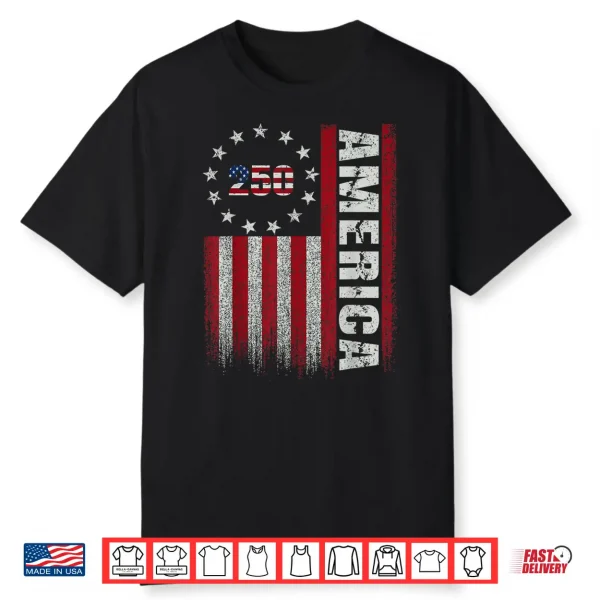 250 Anniversary Usa Tee America 250Th Shirt