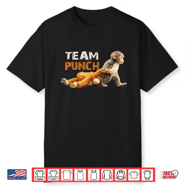 Baby Monkey Punch Team Punch Cute Animal Lover Shirt
