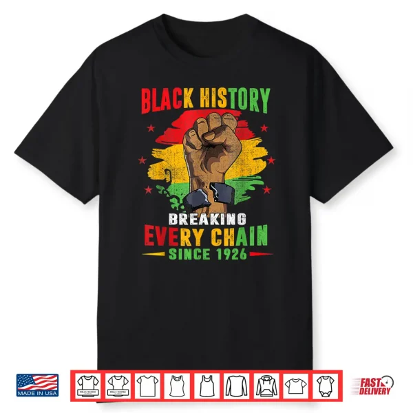 Black History Month Celebrate Black Freedom Day Men Women Shirt